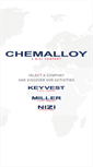 Mobile Screenshot of chemalloy.com