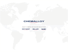 Tablet Screenshot of chemalloy.com